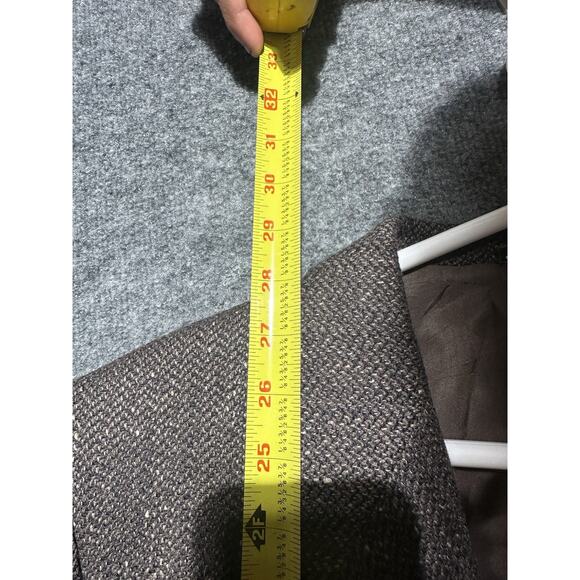 40R MANI by Armani Italy Men's Tan Geometric 100% Virgin Wool Sports Coat Jacket - Picture 5 of 9